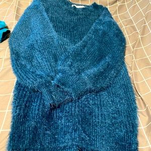 Fashionnova jasmina fuzzy sweater dress